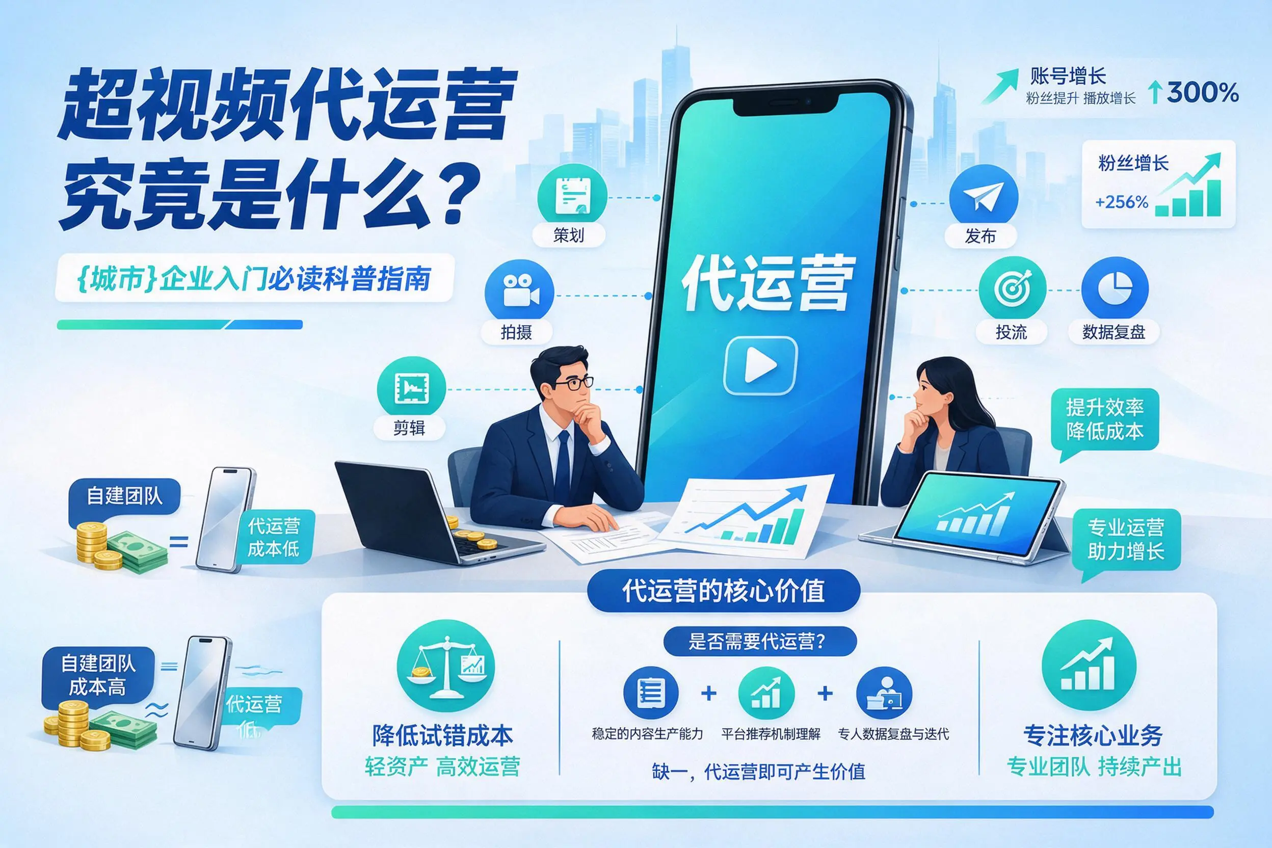 短视频代运营究竟是什么？白城企业入门必读科普指南