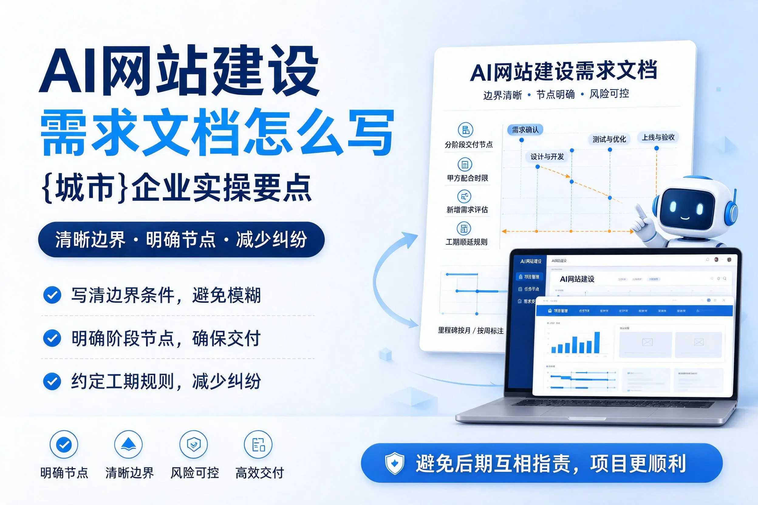 AI网站建设需求文档怎么写，白城企业实操要点